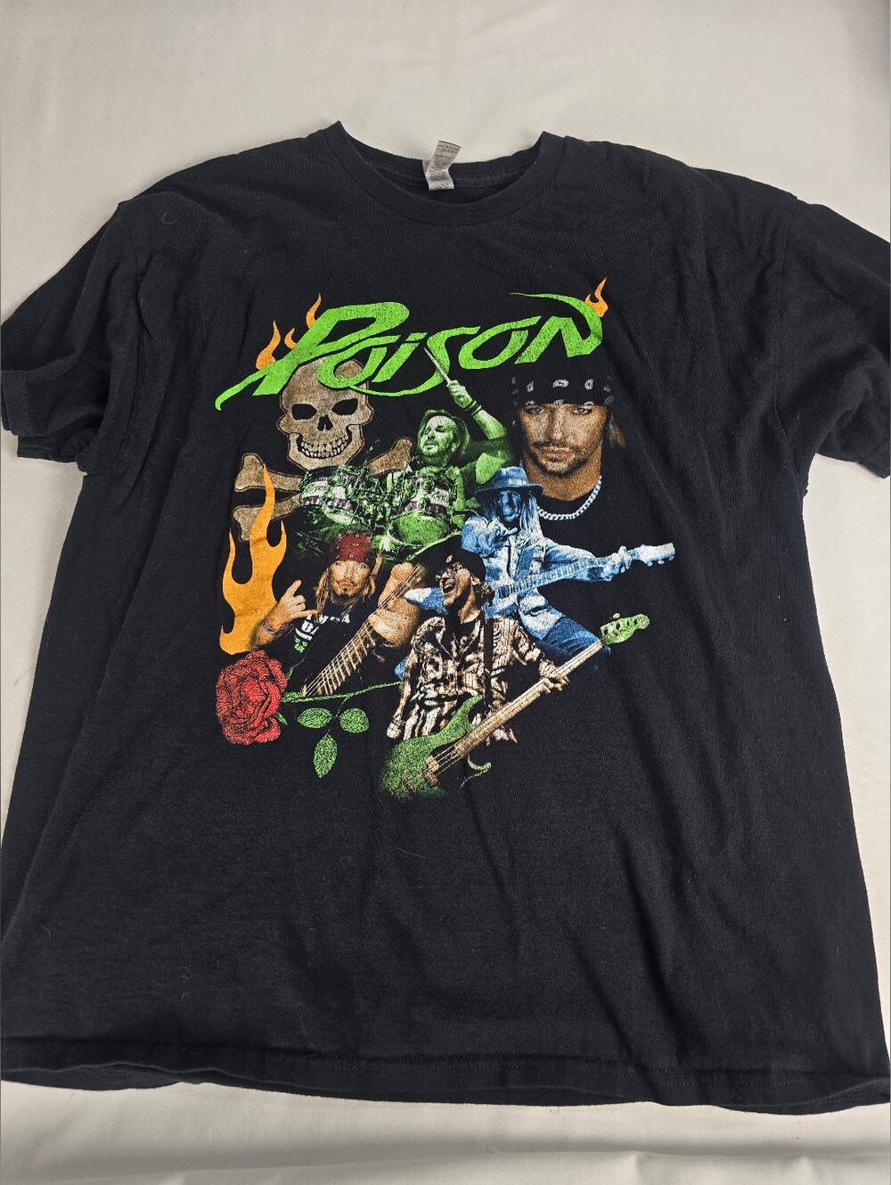 Poison The Stadium Tour Tee 2022 Concert Band Tshirt Size XL